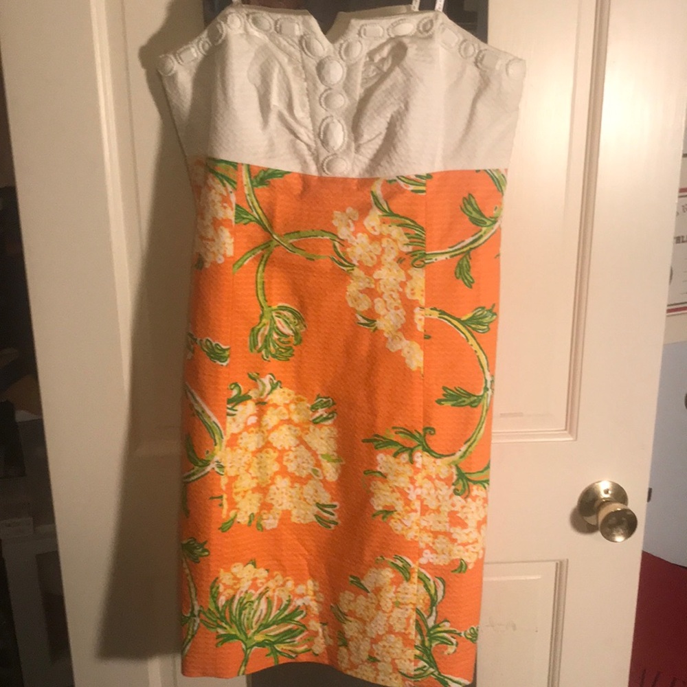 Lilly Pulitzer strapless dress